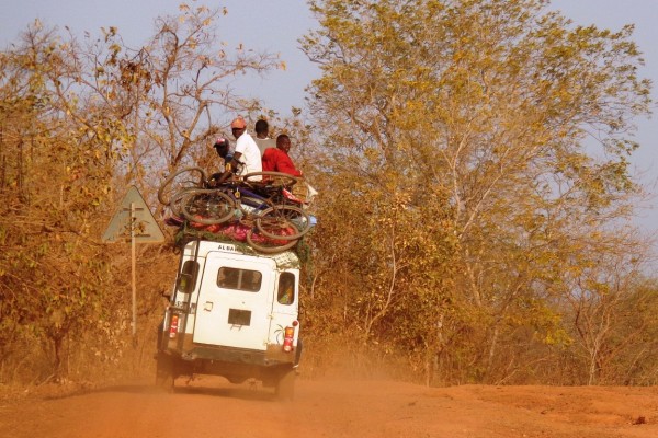 On the road in eastern Senegal