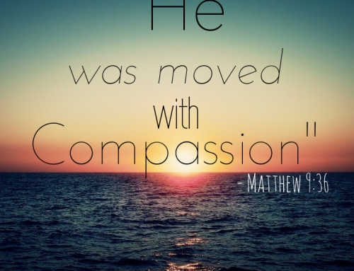 “Except I am moved with compassion, how dwellest Thy Spirit in Me?”